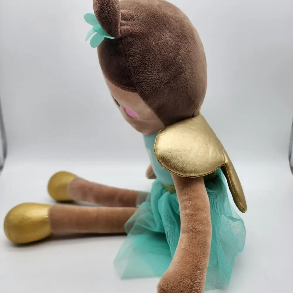 Your Zone Ballerina Tan Fairy Plush Doll 21